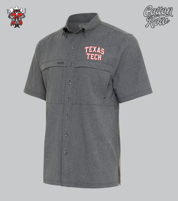 GameGuard MicroTek Texas Tech Collared Shirt