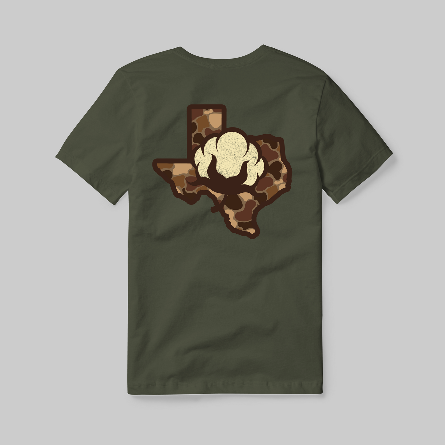 Cotton Row Outdoors Texas Camo Short Sleeve Tee