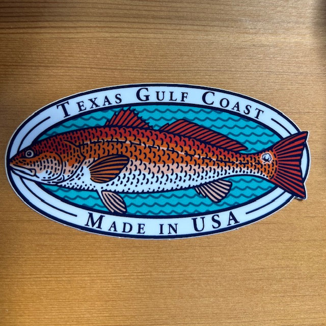 Gulf Coast Redfish Sticker