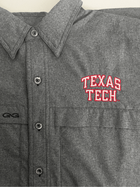 GameGuard MicroTek Texas Tech Collared Shirt