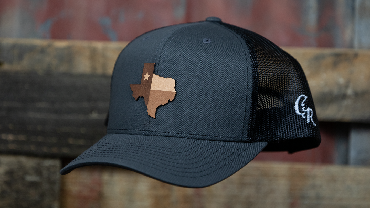 Charcoal Gray/Black Mesh