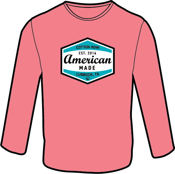 American Made Coral - Long Sleeve