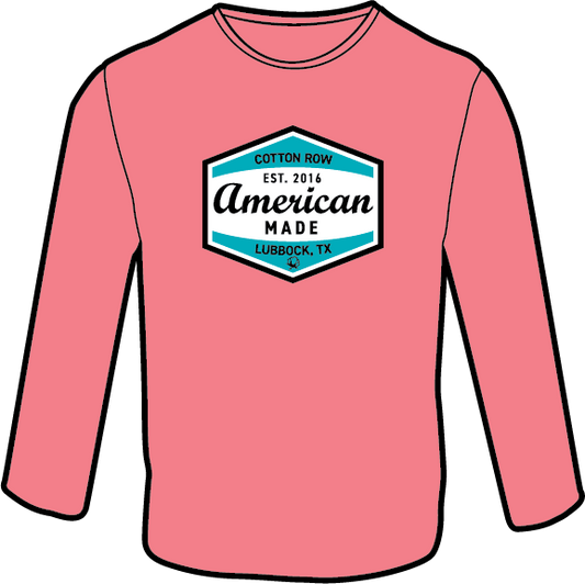 American Made Coral - Long Sleeve
