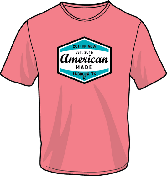 American Made Coral - Short Sleeve