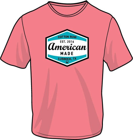 American Made Coral - Short Sleeve