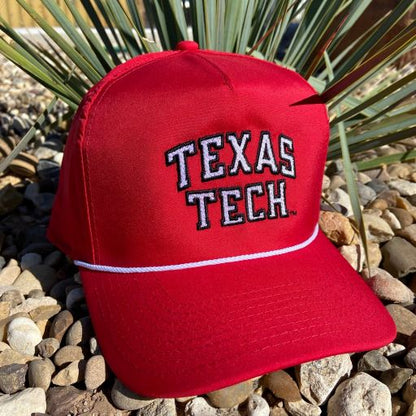 TEXAS TECH- Structured Rope Cap